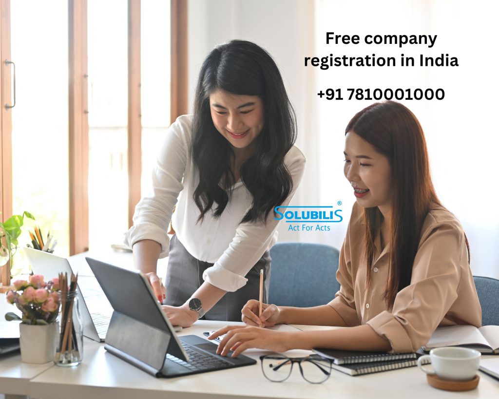 Free company registration in India