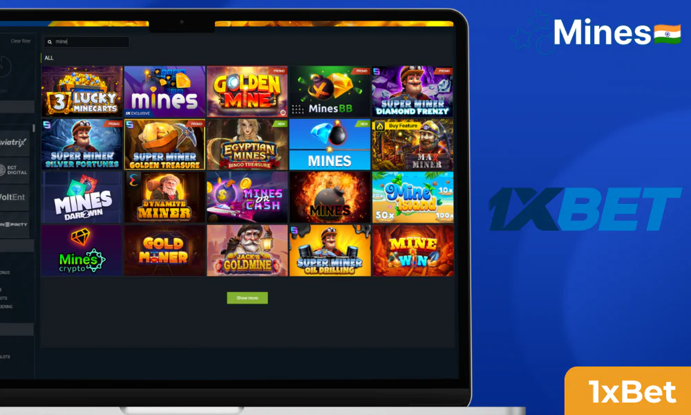 1xBet Mines Game